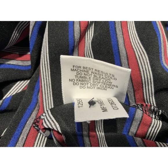 Peter Millar Polo XXL Mens Black Gray Striped Short Sleeve Summer Comfort - Picture 7 of 9